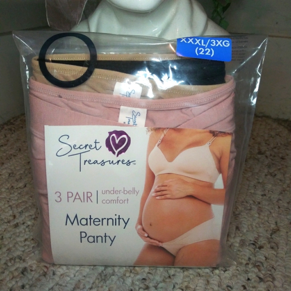 Secret Treasures 3 Pack Maternity Panties Size 3X - Picture 5 of 5